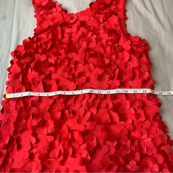 BCBG MAXAZRIA red heart dress size 4 - Picture 4 of 7